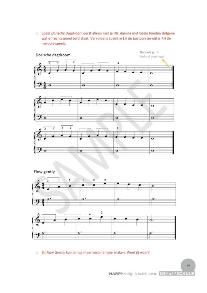 Jamin, Judith Harp Handig! HarpSnaren.nl